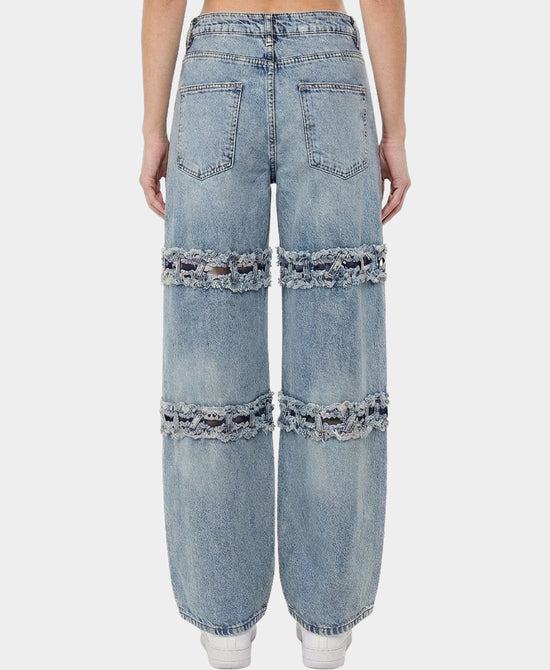 Shredded Jeans w/ Cut-Outs view 2