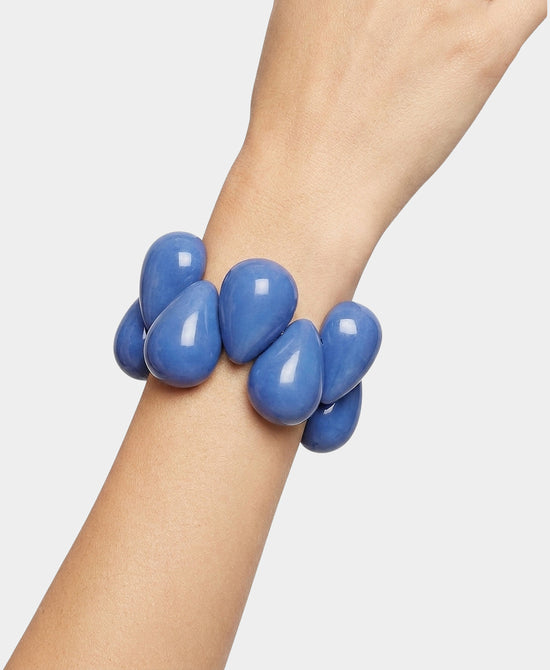 
Beaded Elastic Bracelet in BLUE view 1