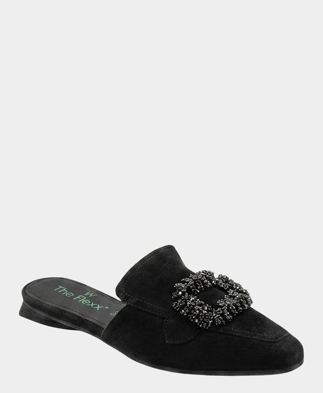 Suede Mule w/ Crystals – FOX'S - Online