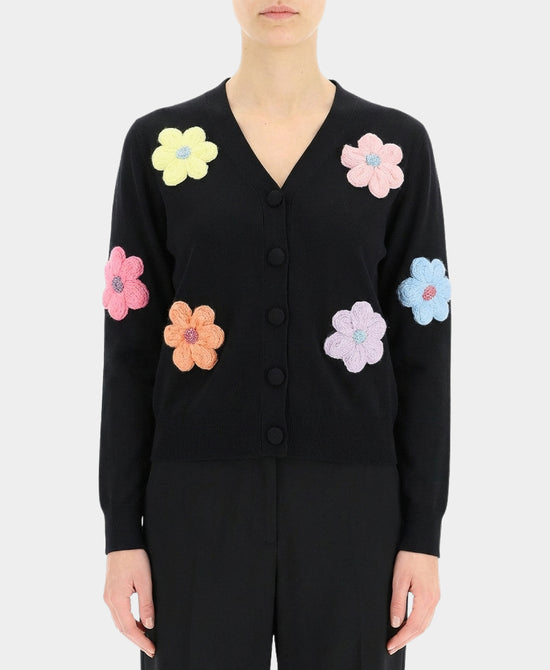 Flower Cardigan Sweater view 