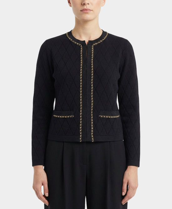 Chain Detail Cardigan Sweater view 