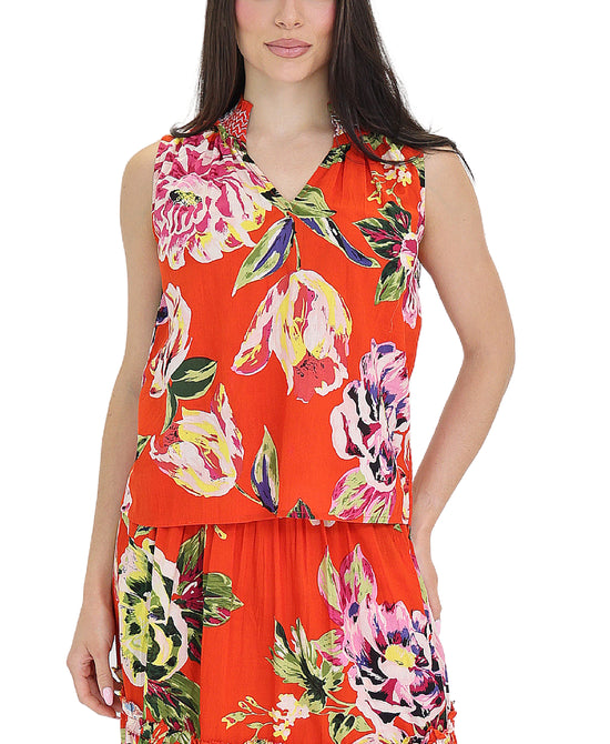 Floral Print Top view 