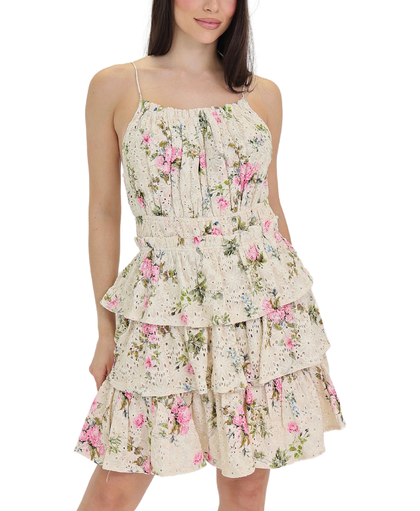 Tiered Eyelet Dress view 1