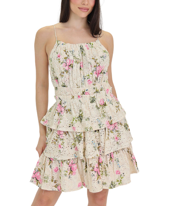 Tiered Eyelet Dress view 