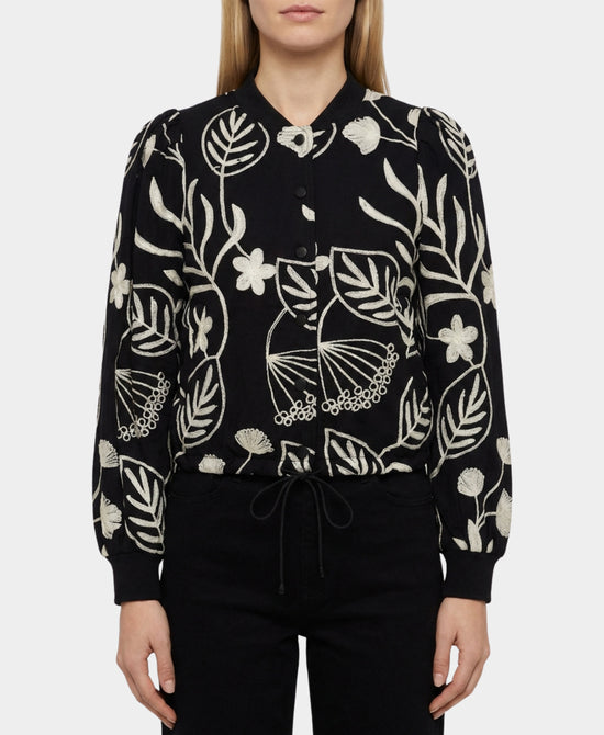 Embroidered Bomber Jacket view 1