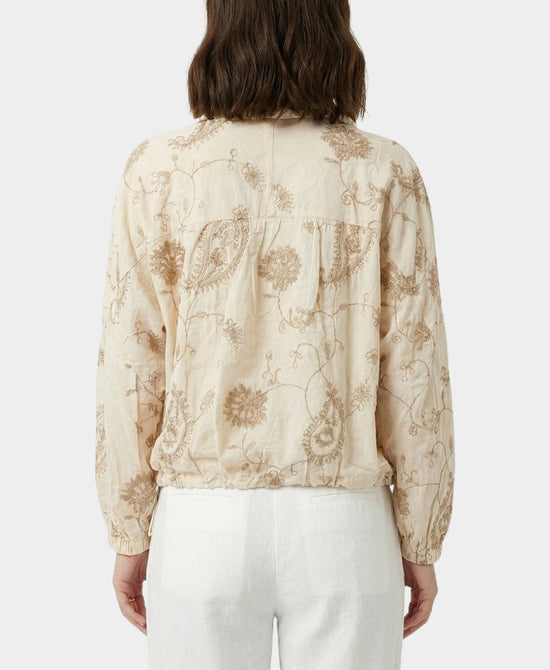
Embroidered Jacket in Ivory view 2
