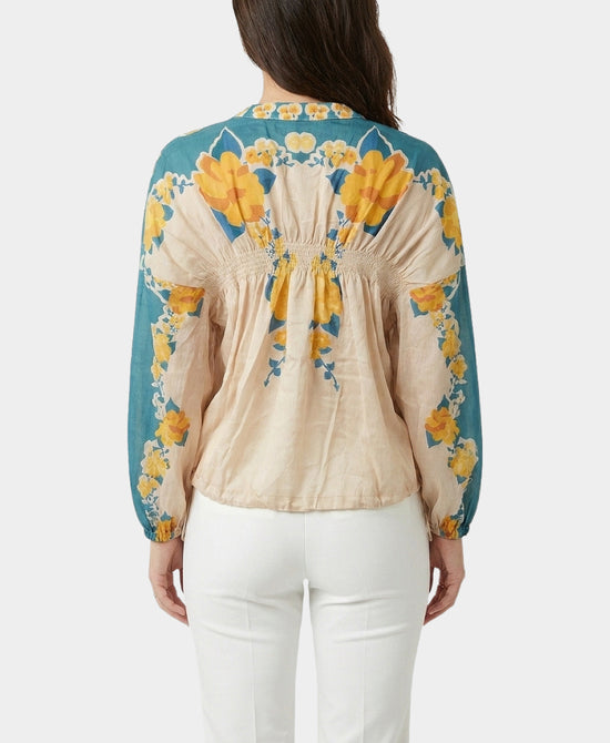 
Floral Print Satin Bomber Jacket in MULTI view 2