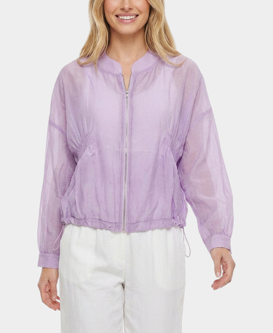 
Lightweight Sheer Jacket in LAVENDER view 1