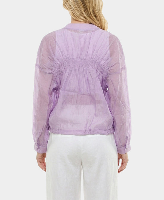 
Lightweight Sheer Jacket in LAVENDER view 2