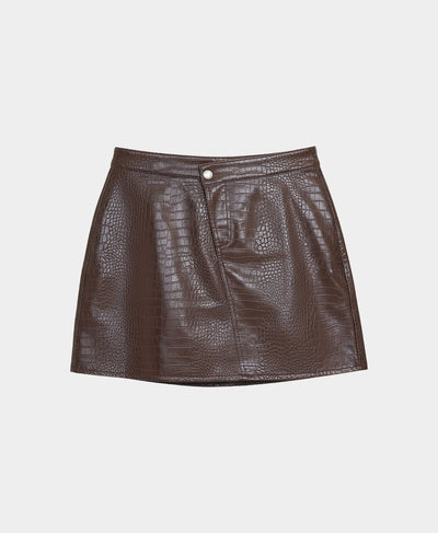 Faux Leather Skirt image 3