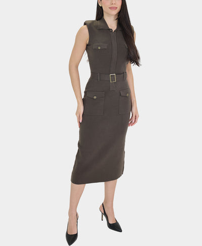 Knit Midi Dress image 1