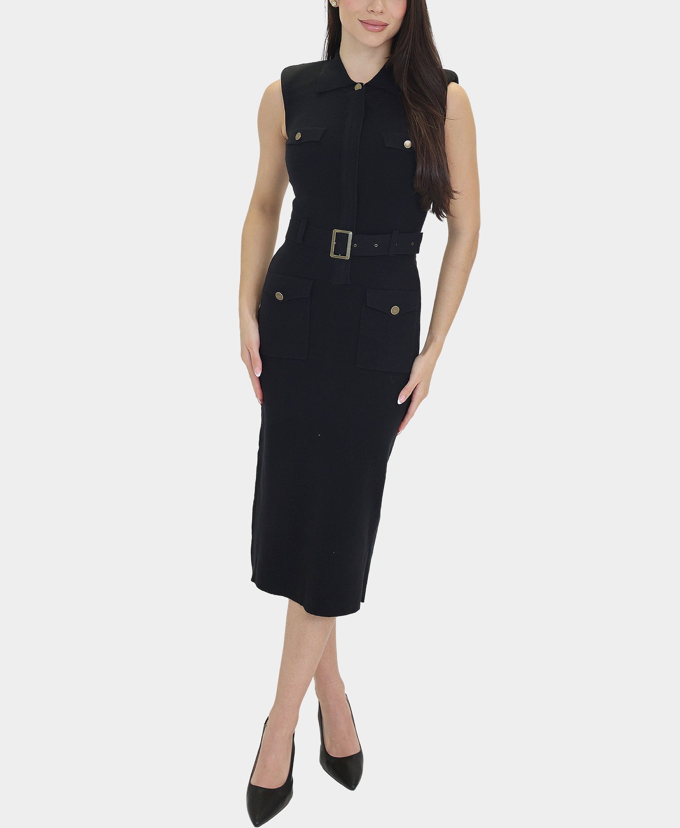 Knit Midi Dress view 1