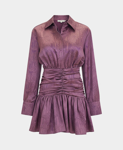 Printed Ruched Dress image 2