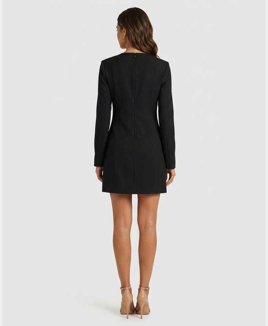 
Solid Dress in BLACK view 2