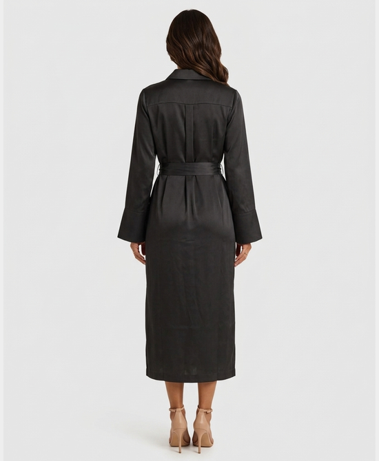 
Shirt Dress in BLACK view 2