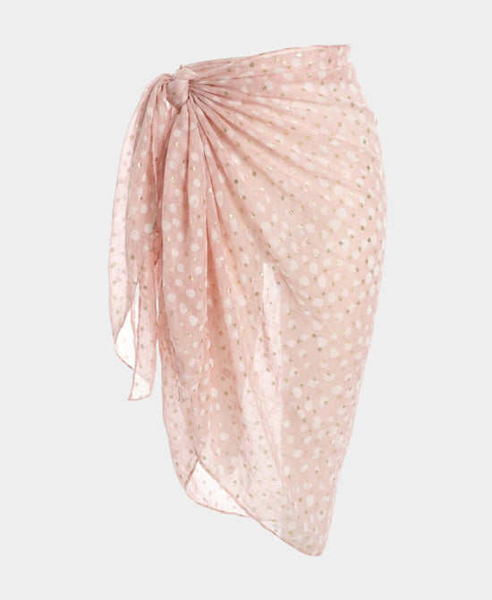
Polka Dot Sarong in PINK/GOLD view 2