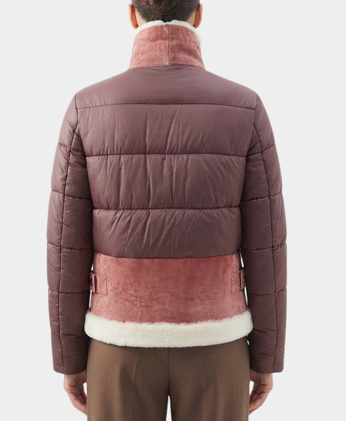 Shearling & Puffer Jacket view 2