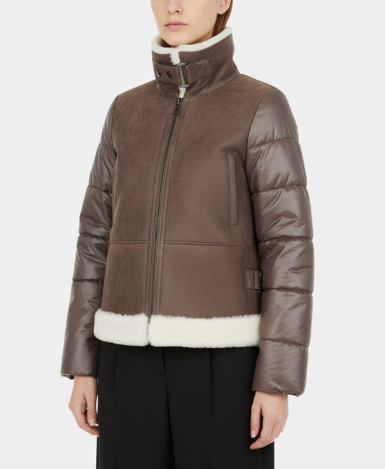 Shearling & Puffer Jacket view 