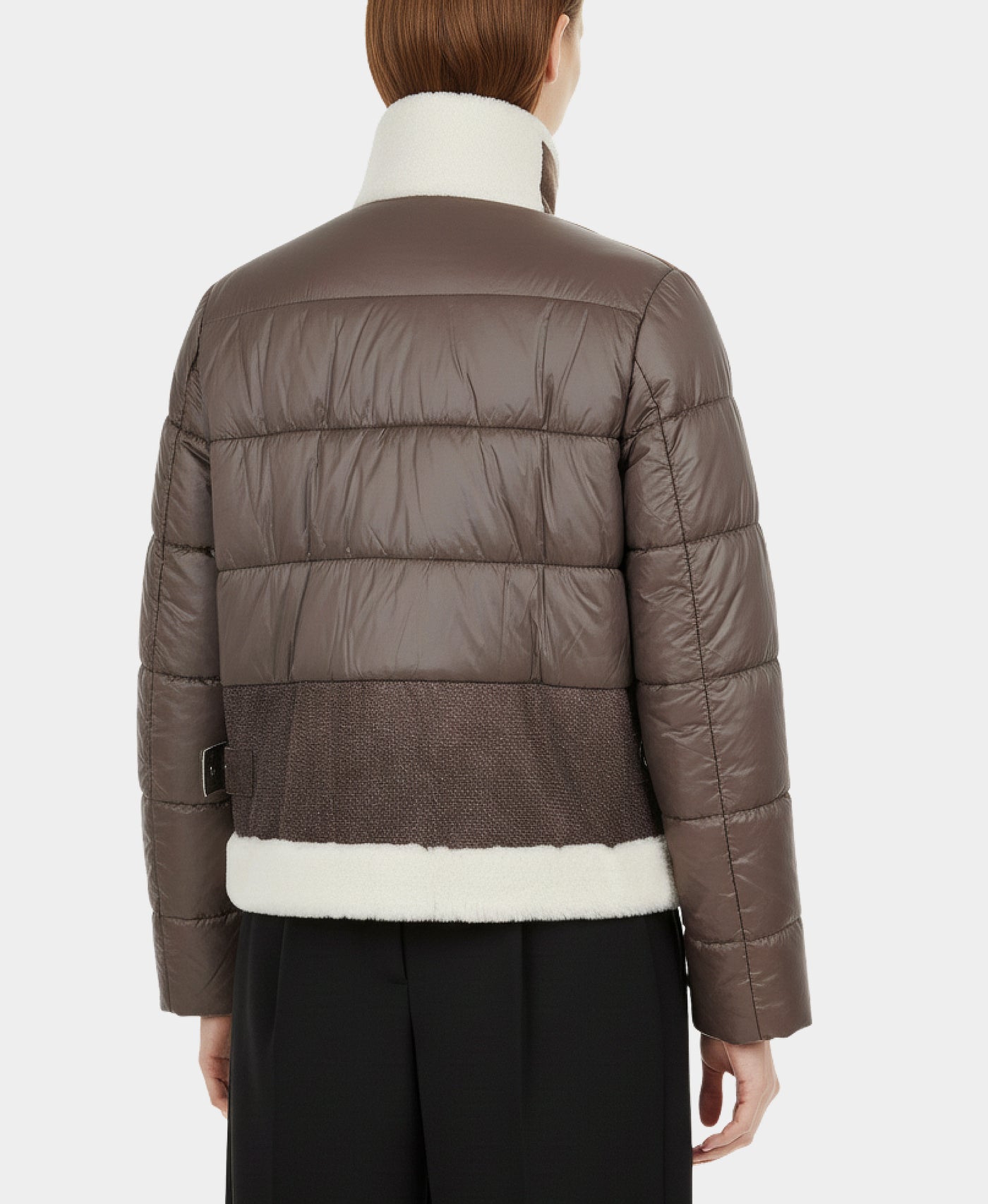 Shearling & Puffer Jacket view 2