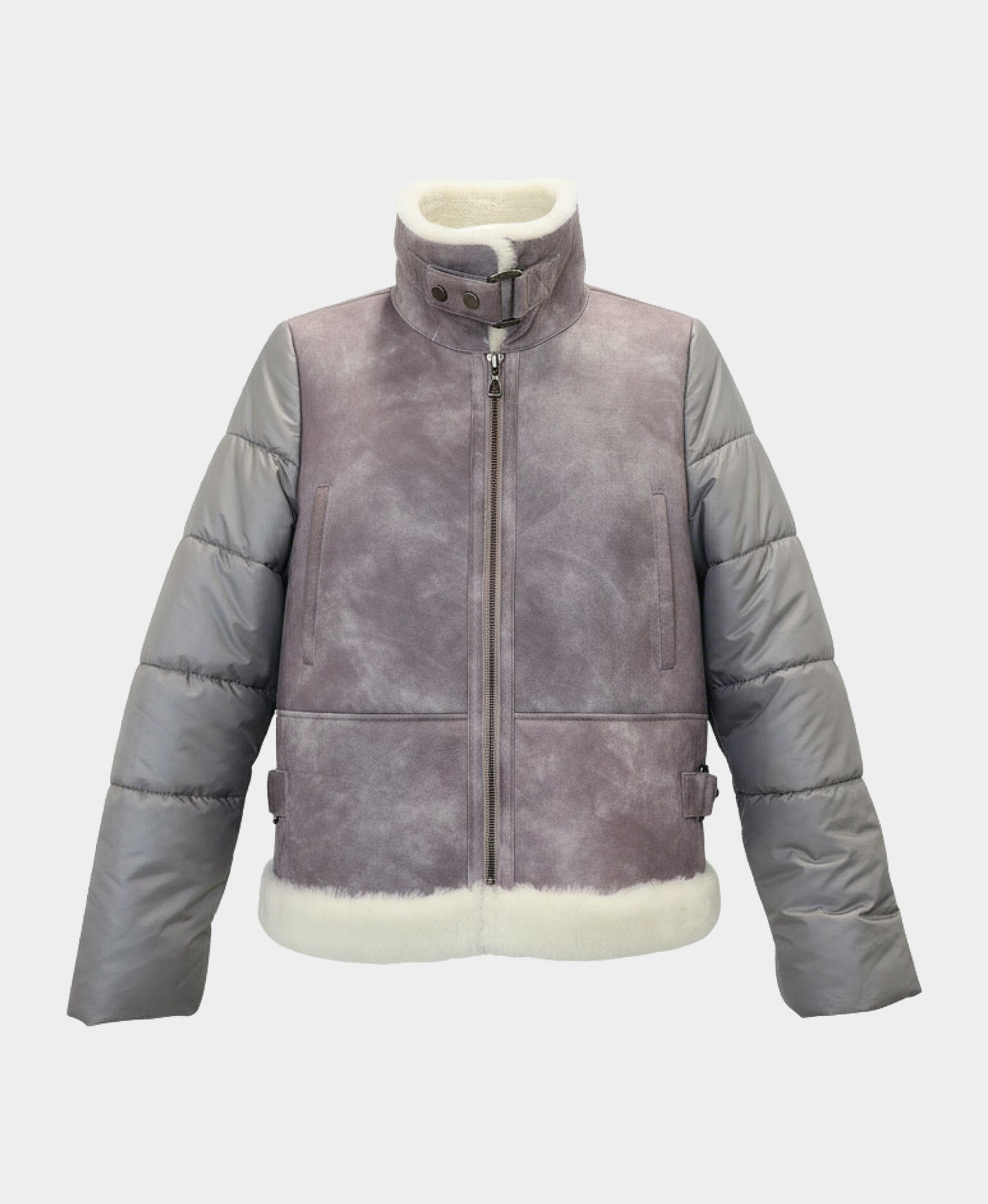 Shearling & Puffer Jacket view 3
