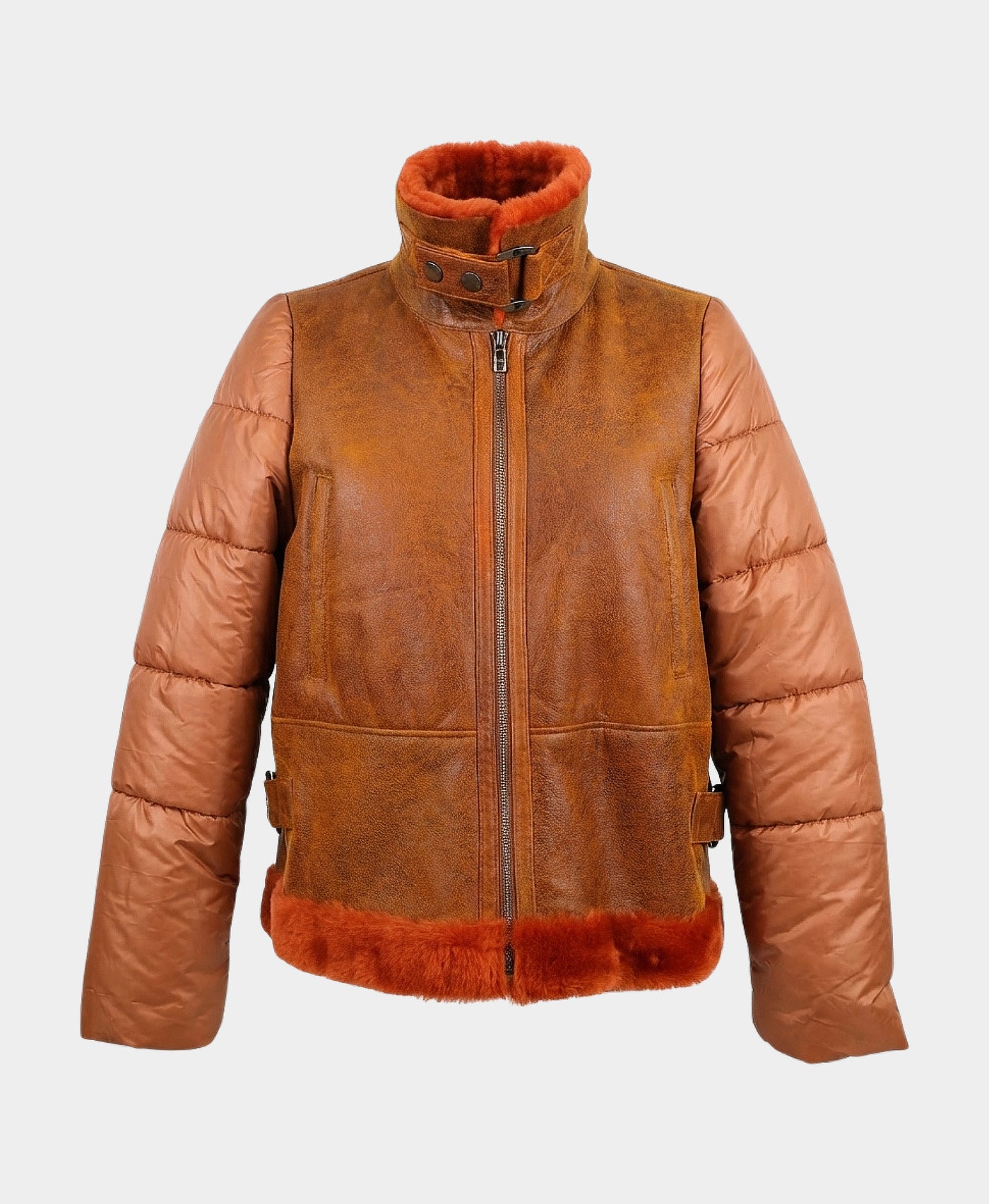 Shearling & Puffer Jacket view 3