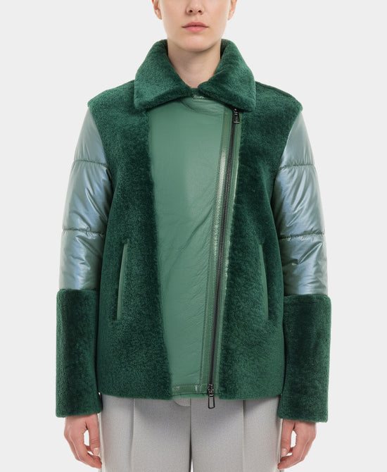 Shearling Moto Jacket view 
