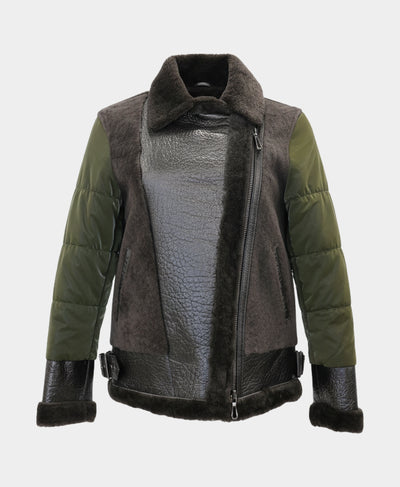 Shearling Moto Jacket image 2