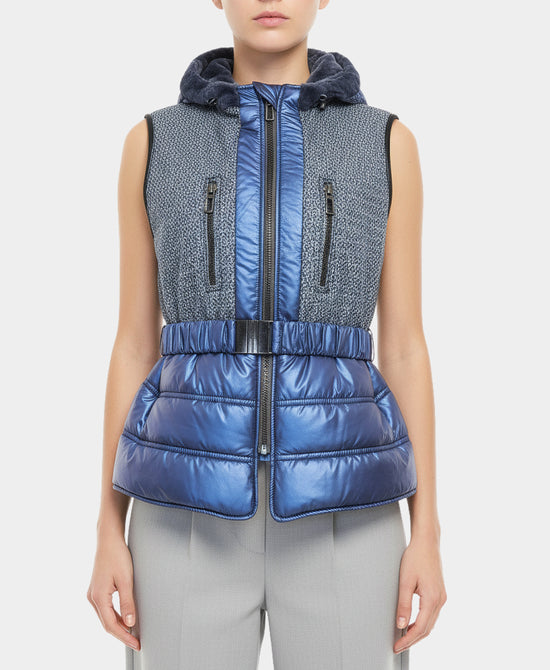 Shearling & Puffer Vest view 
