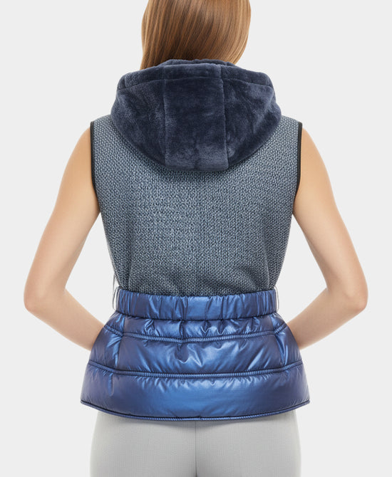 Shearling & Puffer Vest view 