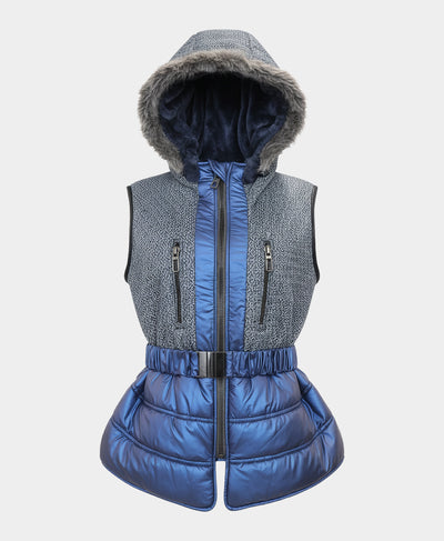 Shearling & Puffer Vest image 3