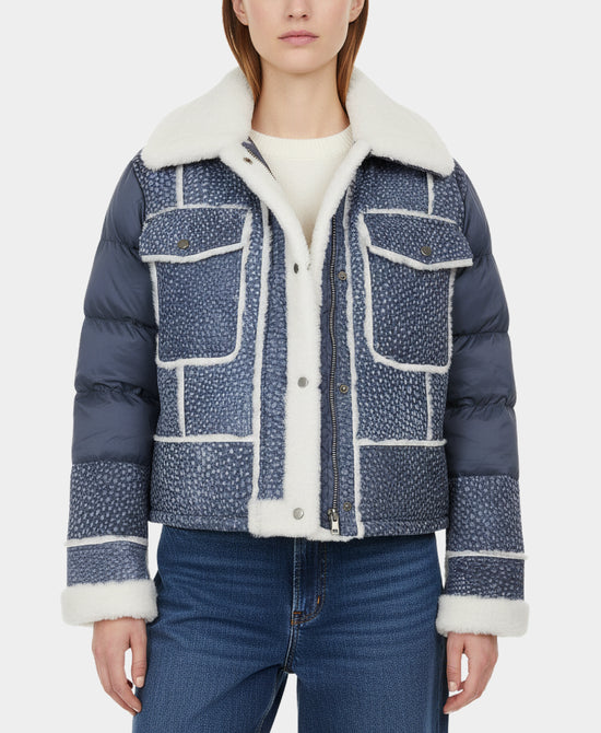 Shearling & Puffer Jacket view 