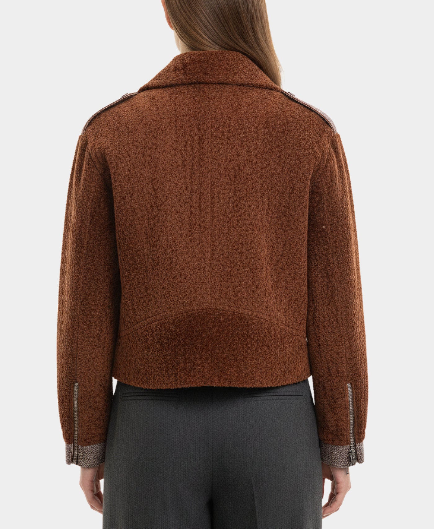 Shearling Moto Jacket view 2