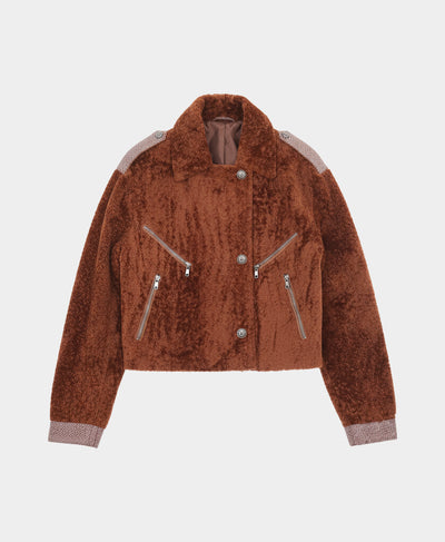 Shearling Moto Jacket image 1