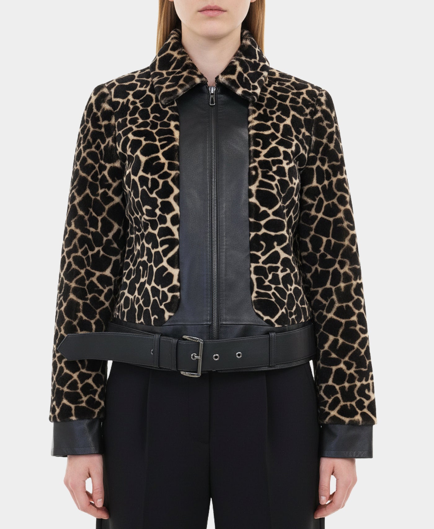 Printed Shearling Jacket view 1