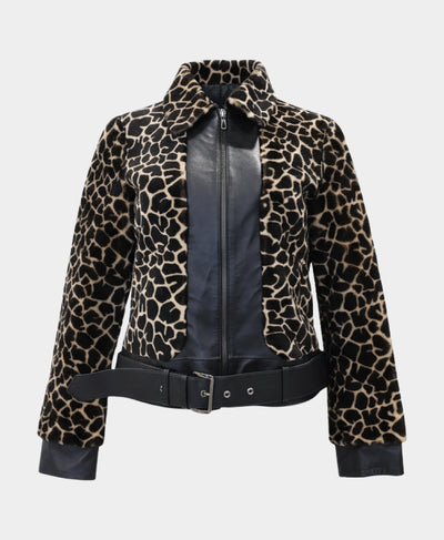 Printed Shearling Jacket image 3