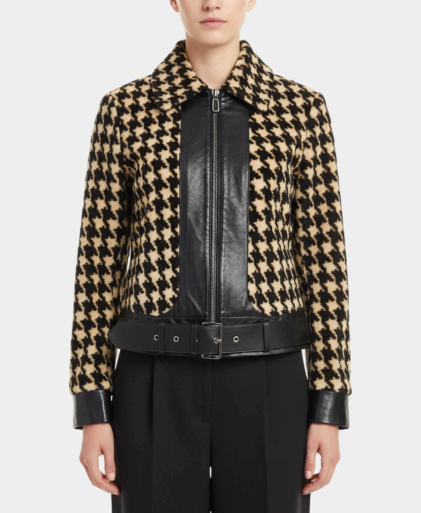 Printed Shearling Jacket view 1