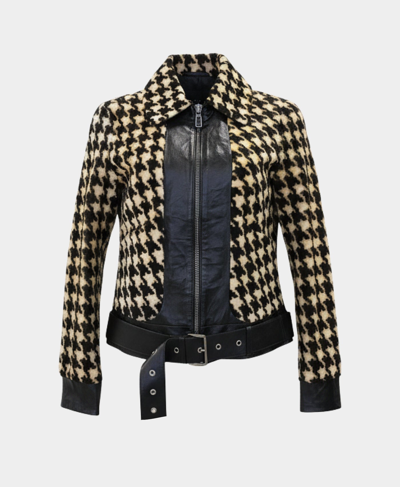 Printed Shearling Jacket view 3