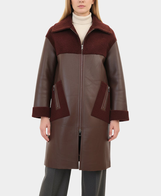 Long Shearling Coat view 
