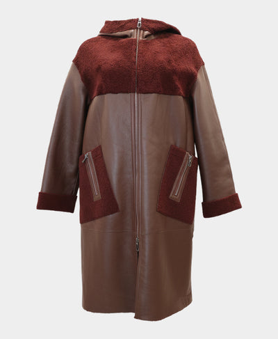 Long Shearling Coat image 3