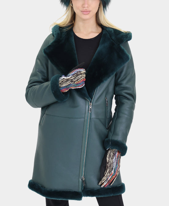 Long Shearling Coat view 