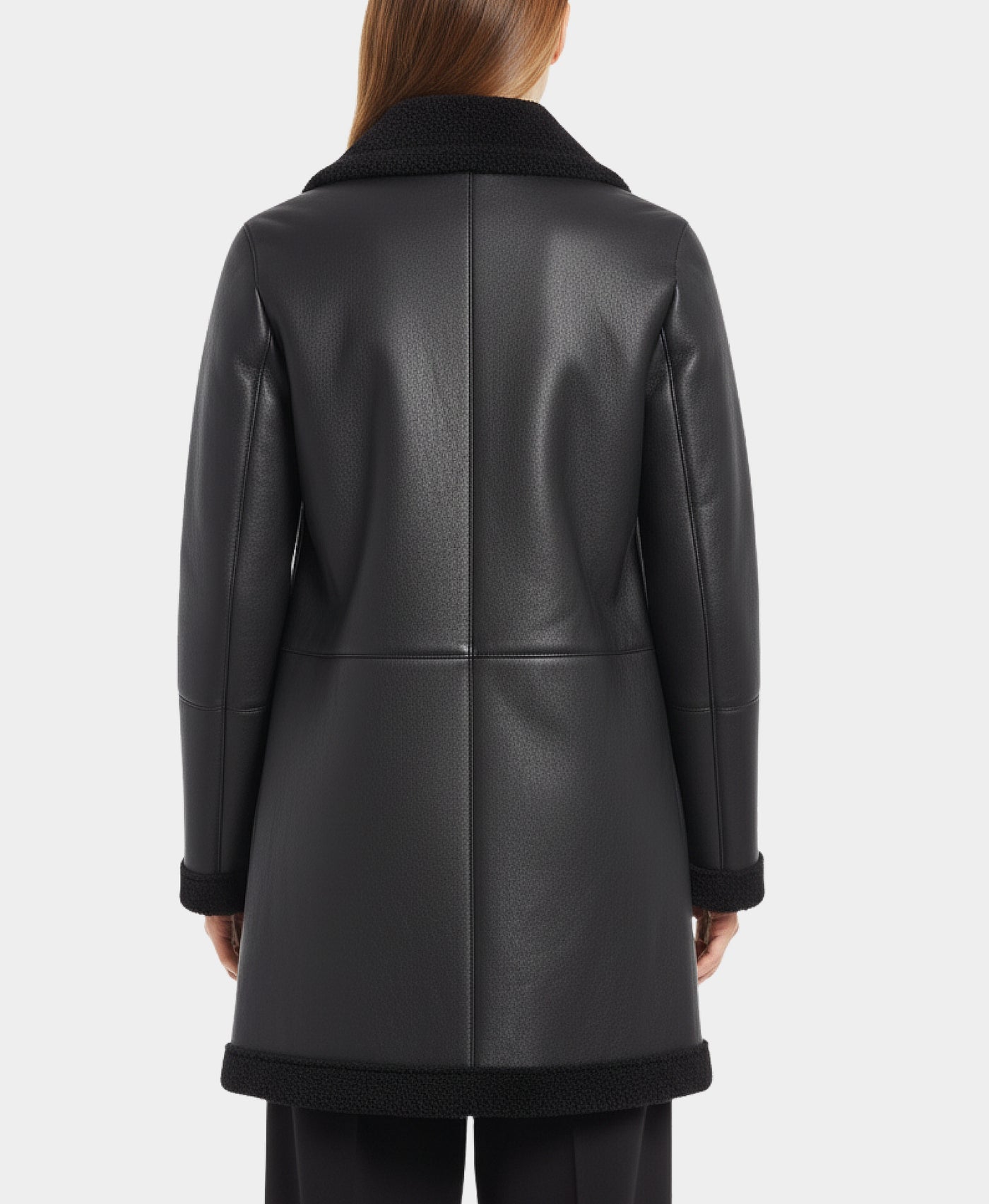 Long Shearling Coat view 2