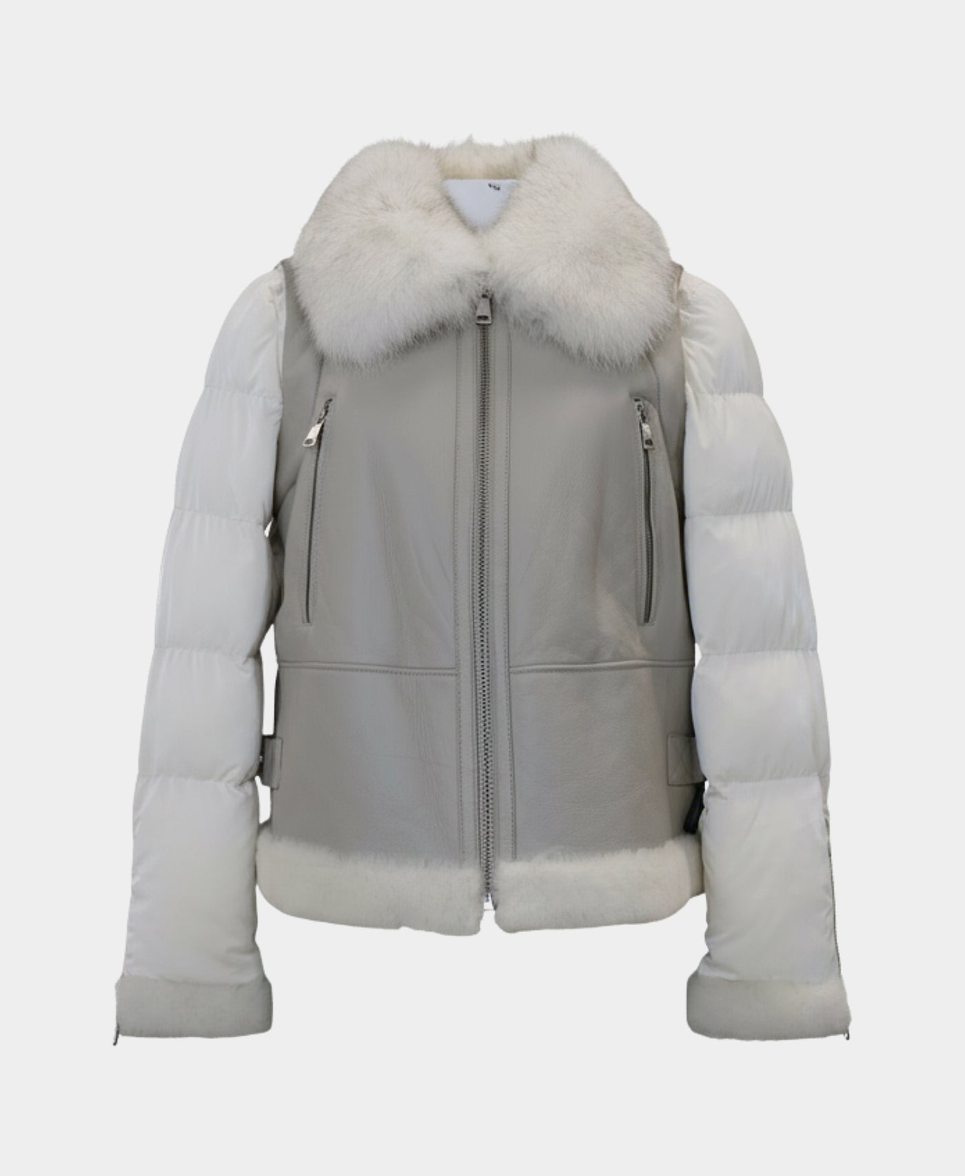 Shearling & Puffer Jacket view 2