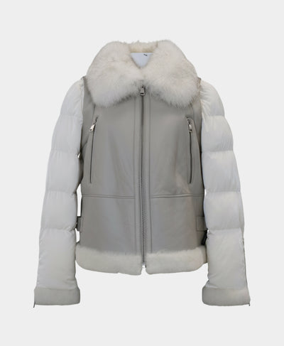 Shearling & Puffer Jacket image 2