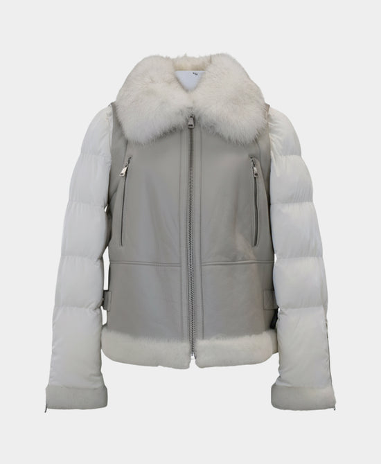 Shearling & Puffer Jacket view 
