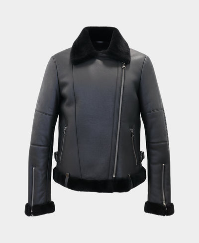 Shearling Moto Jacket image 3
