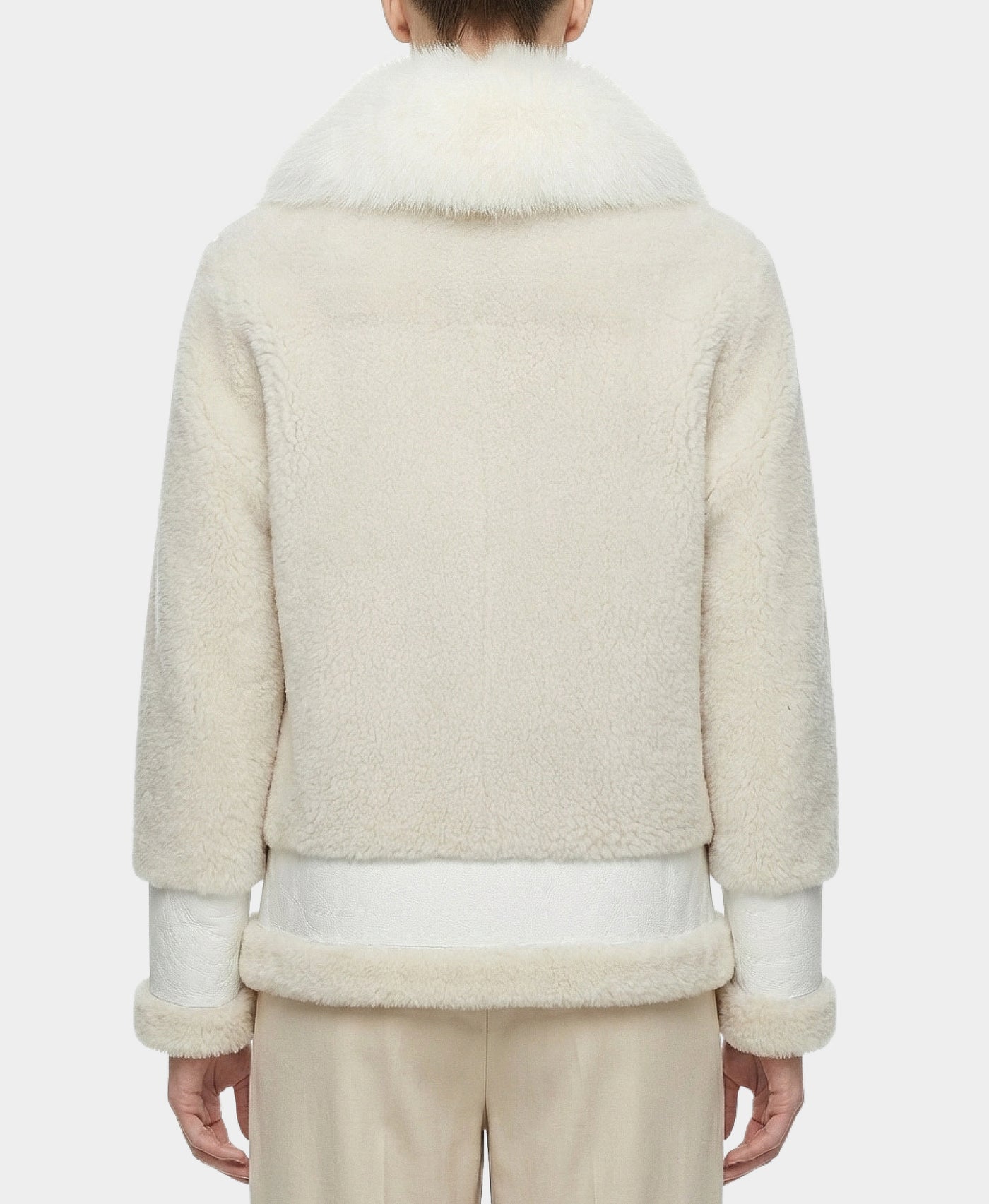 Shearling Moto Jacket view 2