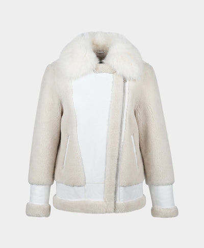 Shearling Moto Jacket image 3