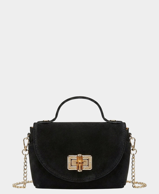 
Suede Crossbody Bag in NOIR view 1