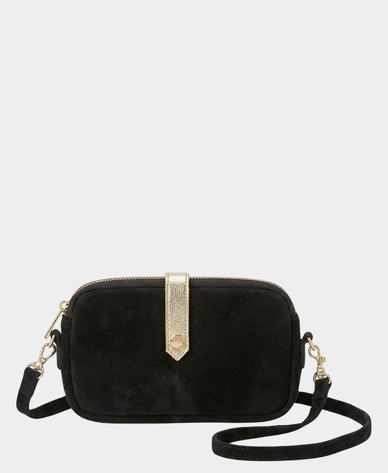 
Suede Small Crossbody Bag in NOIR view 1