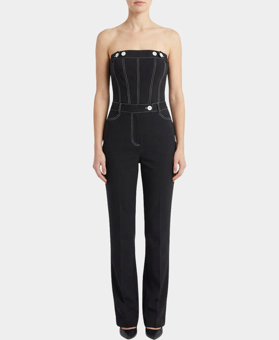 Strapless Jumpsuit w/ Stitching Detail view 